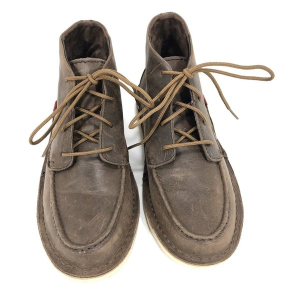 Oliberte Fair Trade Brown Nubuck Leather Boots - Picture 2 of 8